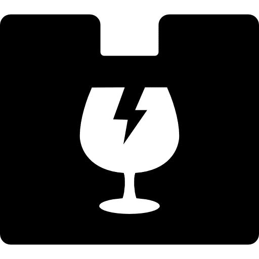 Box package boxes glass icon