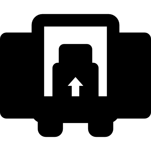 Truck transport package vehicle icon