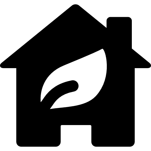 Eco house buildings home battery eco icon