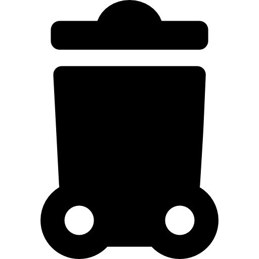 Recycling bin trash garbage bin icon