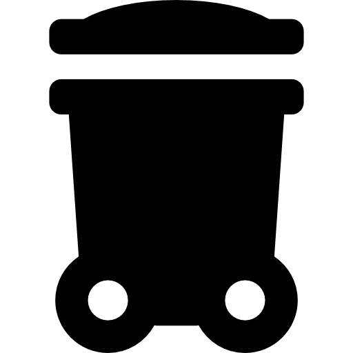 Recycling bin ecologic ecological garbage icon