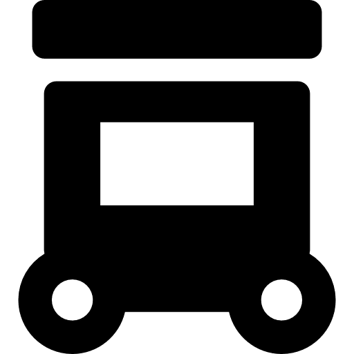 Recycling bin garbage can trash icon