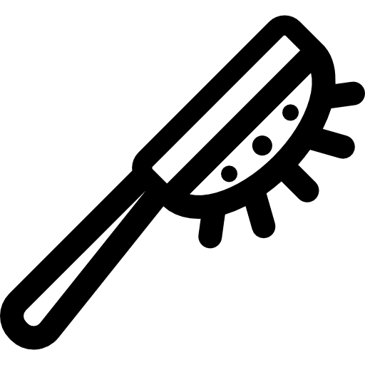 Hair brush hair brush tools and utensils accesory icon