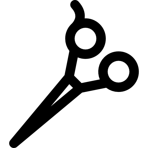 Scissors barber hairdresser scissors icon