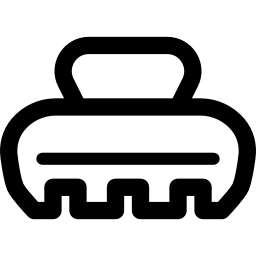 Hair clip accesory beauty salon grooming icon