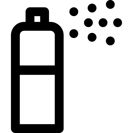 Hair spray beauty accesory tools and utensils icon