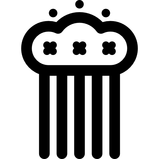 Hair comb grooming accesory beauty icon