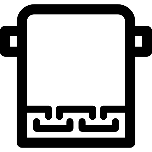 Towel bathing towel bathroom icon