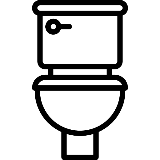 Toilet toilet furniture and household wc icon