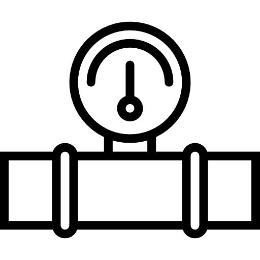Manometer measurement seo and web construction and tools icon