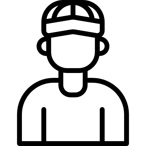 Plumber professions and jobs avatar man icon