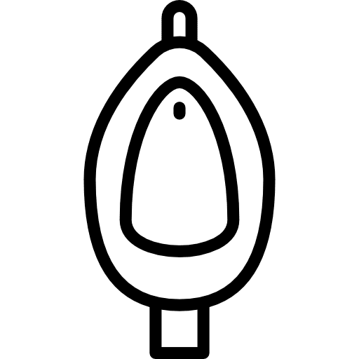 Urinal urinal bathroom furniture and household icon