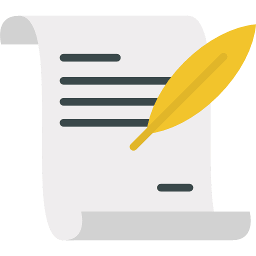 Scroll old paper parchment history icon