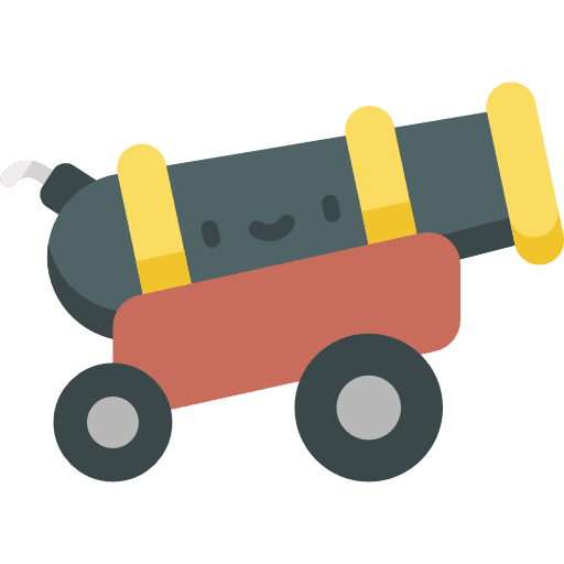 Cannon war miscellaneous security icon