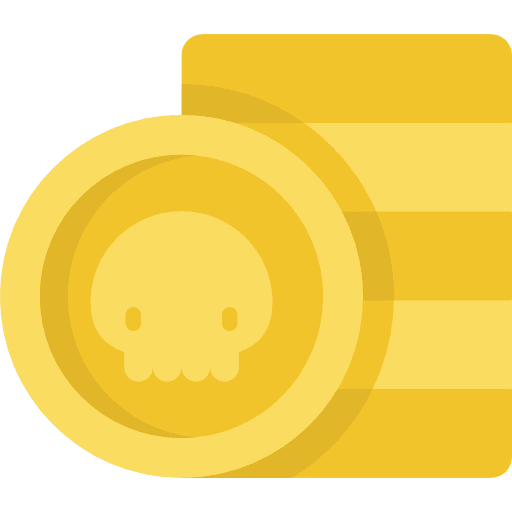 Coin coins money business icon
