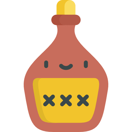 Rum alcoholic drink rum pirate icon