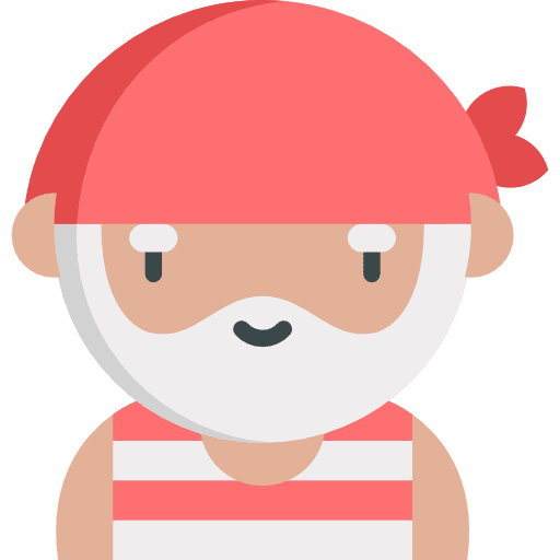 Pirate man folklore pirate icon