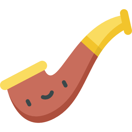 Smoking pirate smoke miscellaneous icon