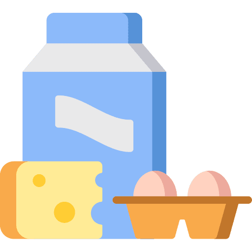 Food milk eggs chess icon