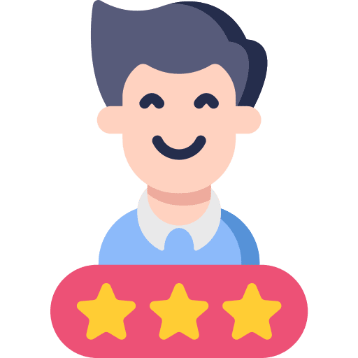 Person experts customer experience icon