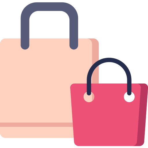Shopping bag shop commerce and shopping shopping bag icon