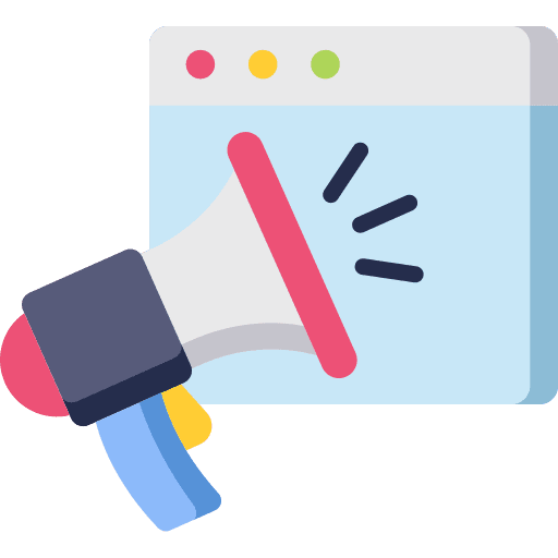 Advertising communications loud advertising icon