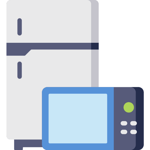 Appliance fridge electronics microwave icon