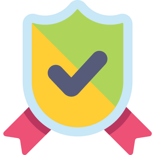 Guarantee wellness protected quality icon