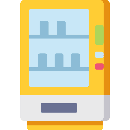 Vending machine beverages vending machine commerce and shopping icon