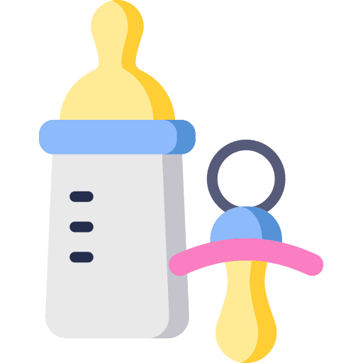 Baby baby bottle kid and baby milk bottle icon