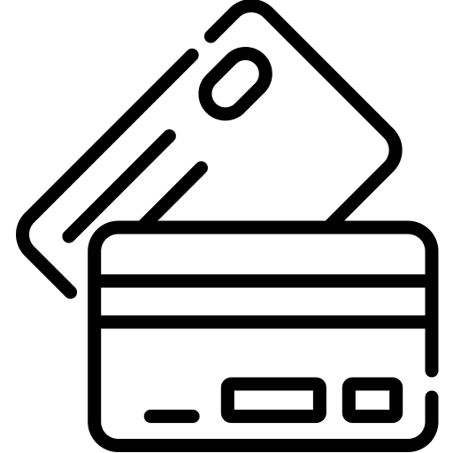 Credit commerce and shopping payment method business and finance icon