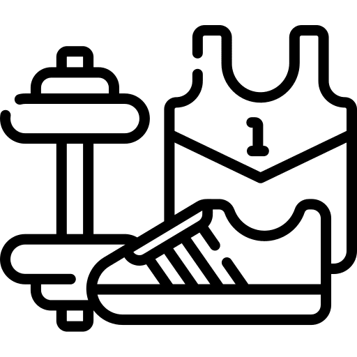 Sport clothing fashion exercising icon