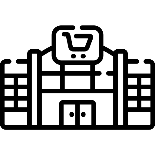 Supermarket commerce supermarket shop icon