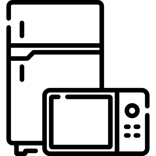 Appliance microwave kitchenware fridge icon