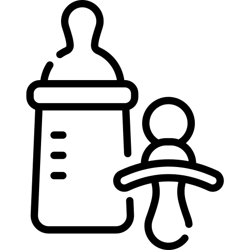 Baby baby bottle feeding feeding bottle icon