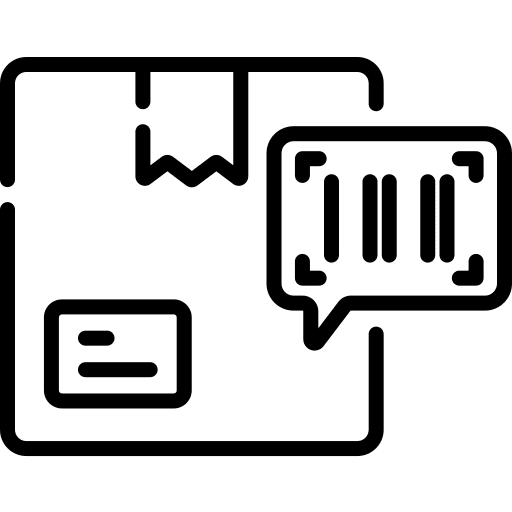 Package tracking shipping and delivery package icon