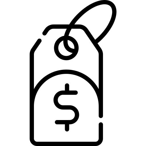 Tag price price tag shopping icon