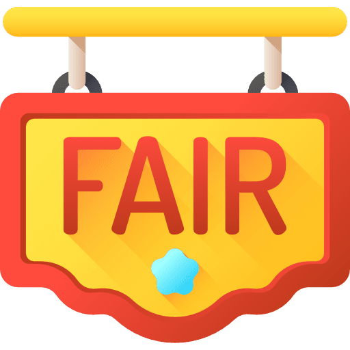 Fair announcement advertising entertainment icon