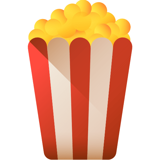 Popcorn film fast food popcorn icon