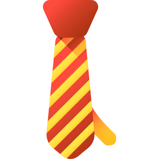 Tie clothing stripes business and finance icon