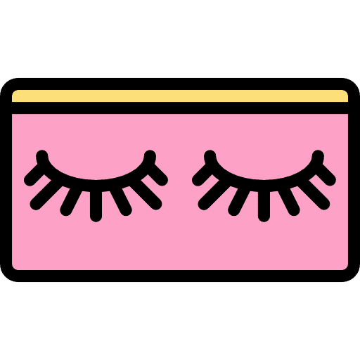 Eyelashes women eyelash cosmetics icon