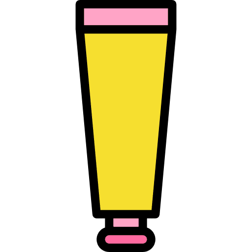 Cream hygiene cosmetics healthcare and medical icon