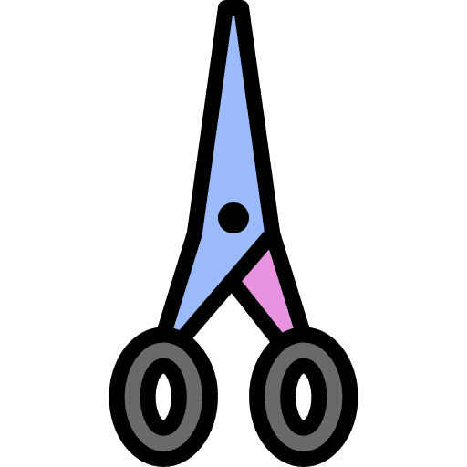 Scissors comb hair salon salon icon