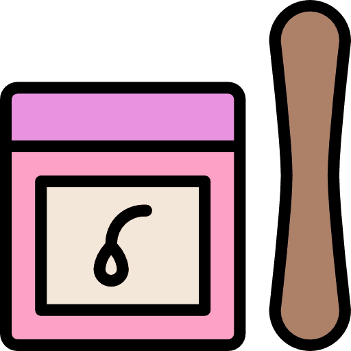 Wax women skincare cosmetics icon