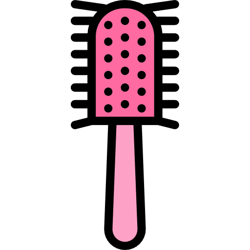 Brush hair brush grooming salon icon