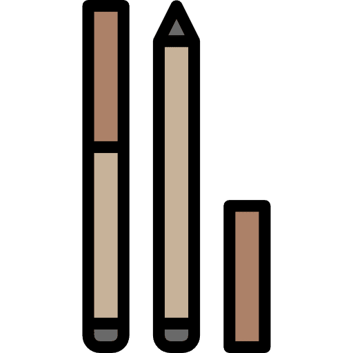 Liner feminine pencil liner icon