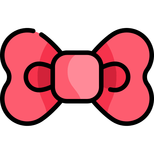 Bow clothing tie clothes icon