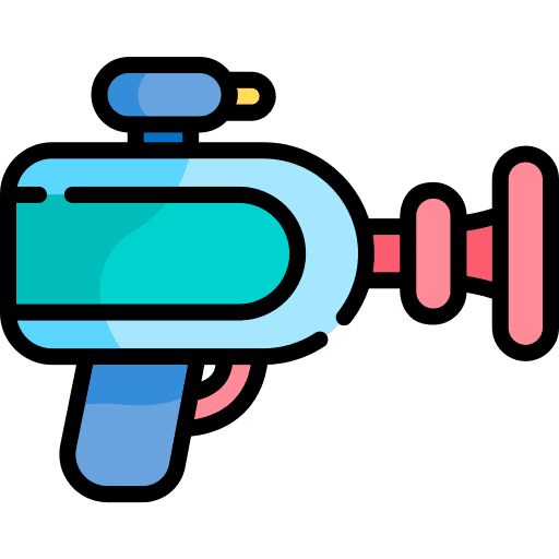 Laser gun arm laser gun invaders icon