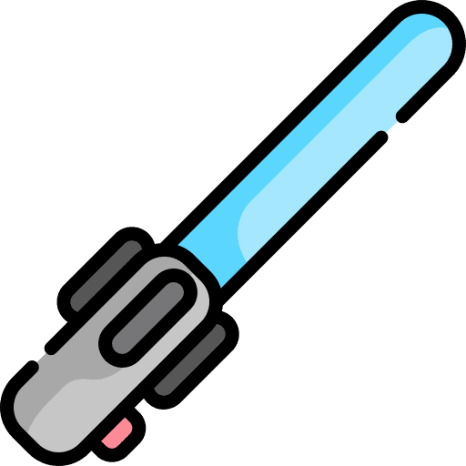Laser sword laser sword science fiction saber icon
