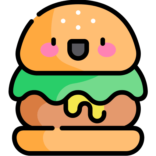 Burger junk food fast food food and restaurant icon